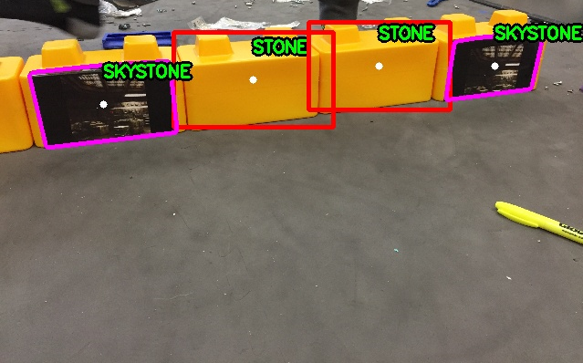 OpenCV used for detecting the 2019-2020 season’s stones and skystones