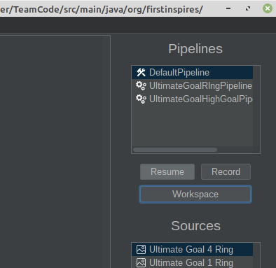 The pipelines that are in the vision package, in the first screenshot of this page